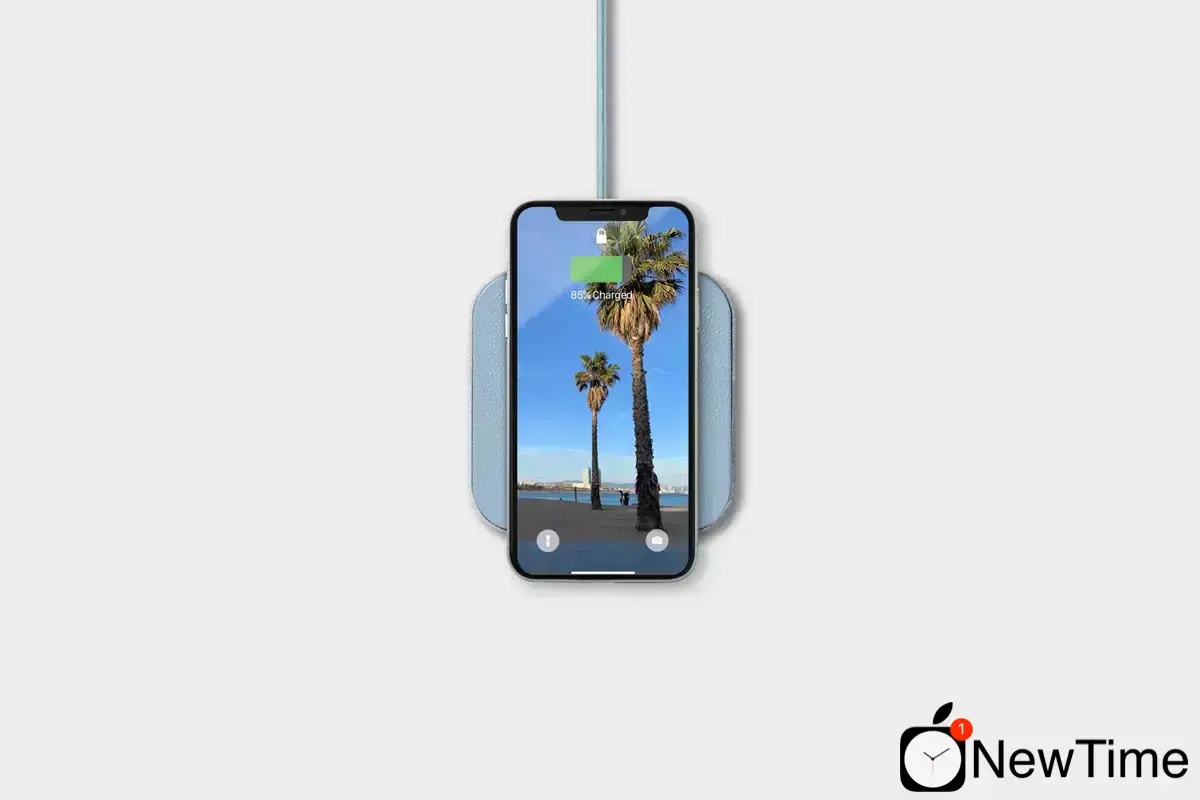 Беспроводное зарядное устройство Courant Catch 1 Single Fast Wireless Charger Pacific Blue (CR-C1-BL-SL)